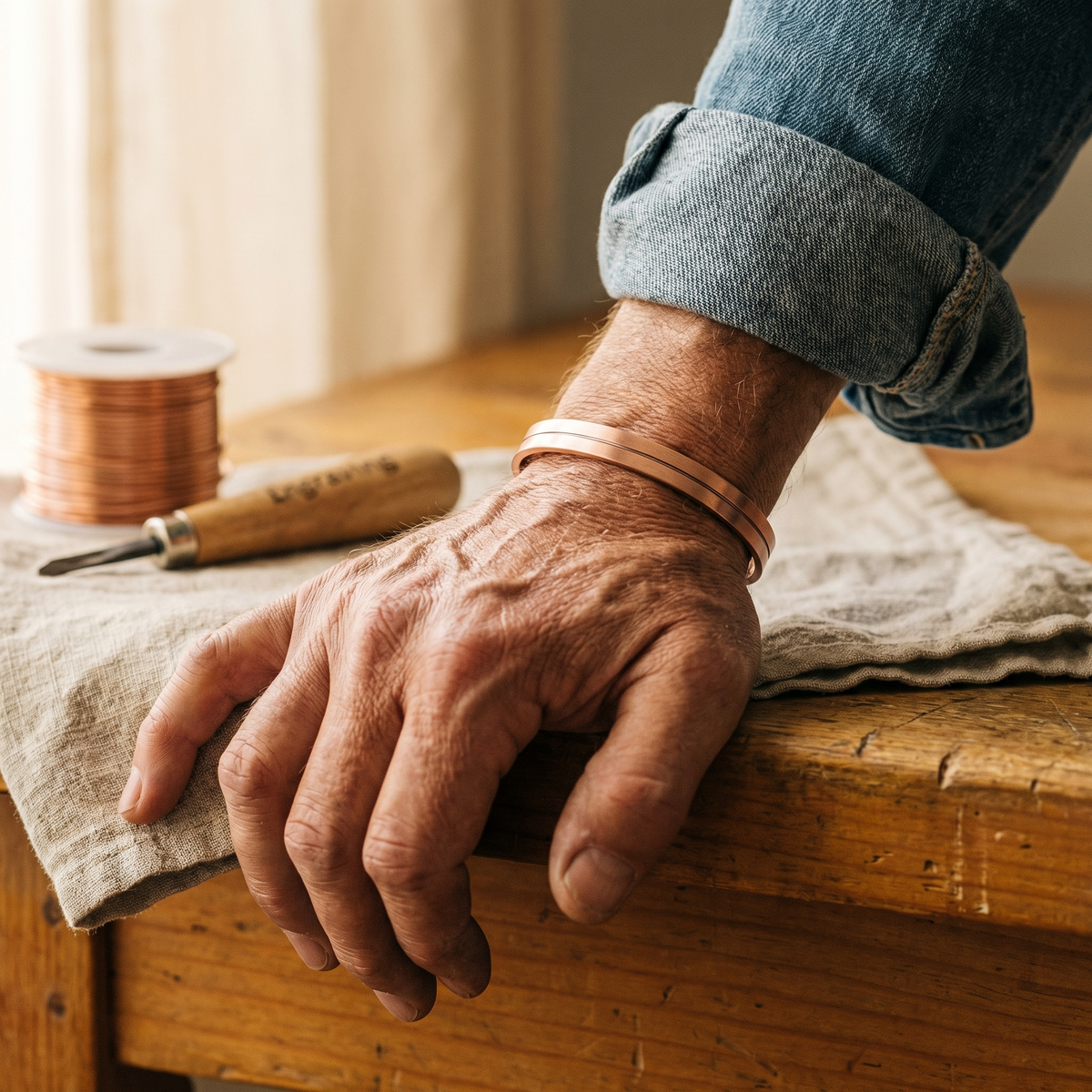 美咲&大輔の手仕事 ブレスレット – 灯芯